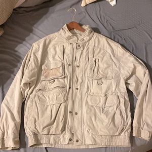 Eddie Bauer Vintage Multi Pocket Fishing Hunting Utility Jacket